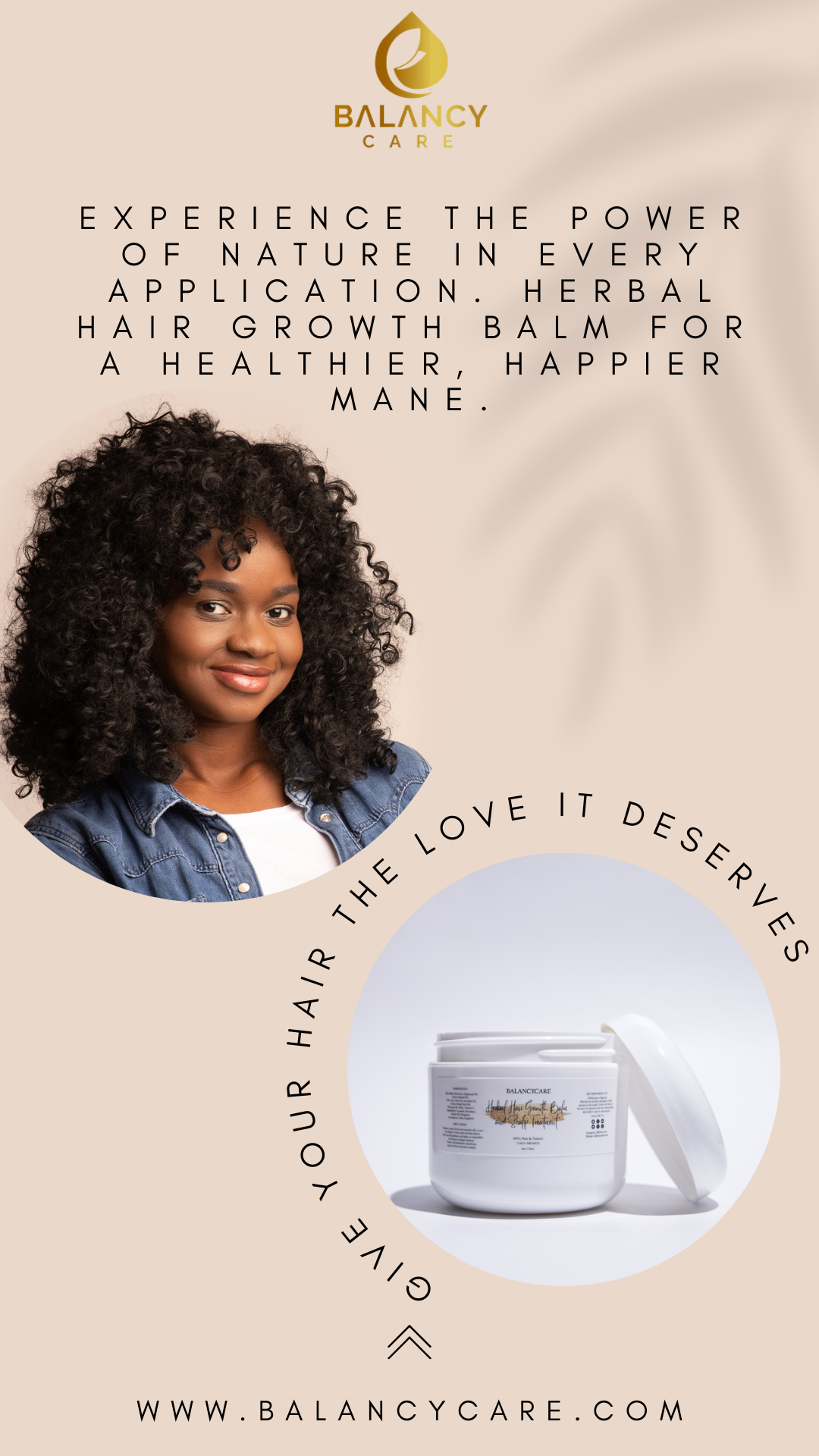 Herbal Hair Growth Balm - 2oz/59ml